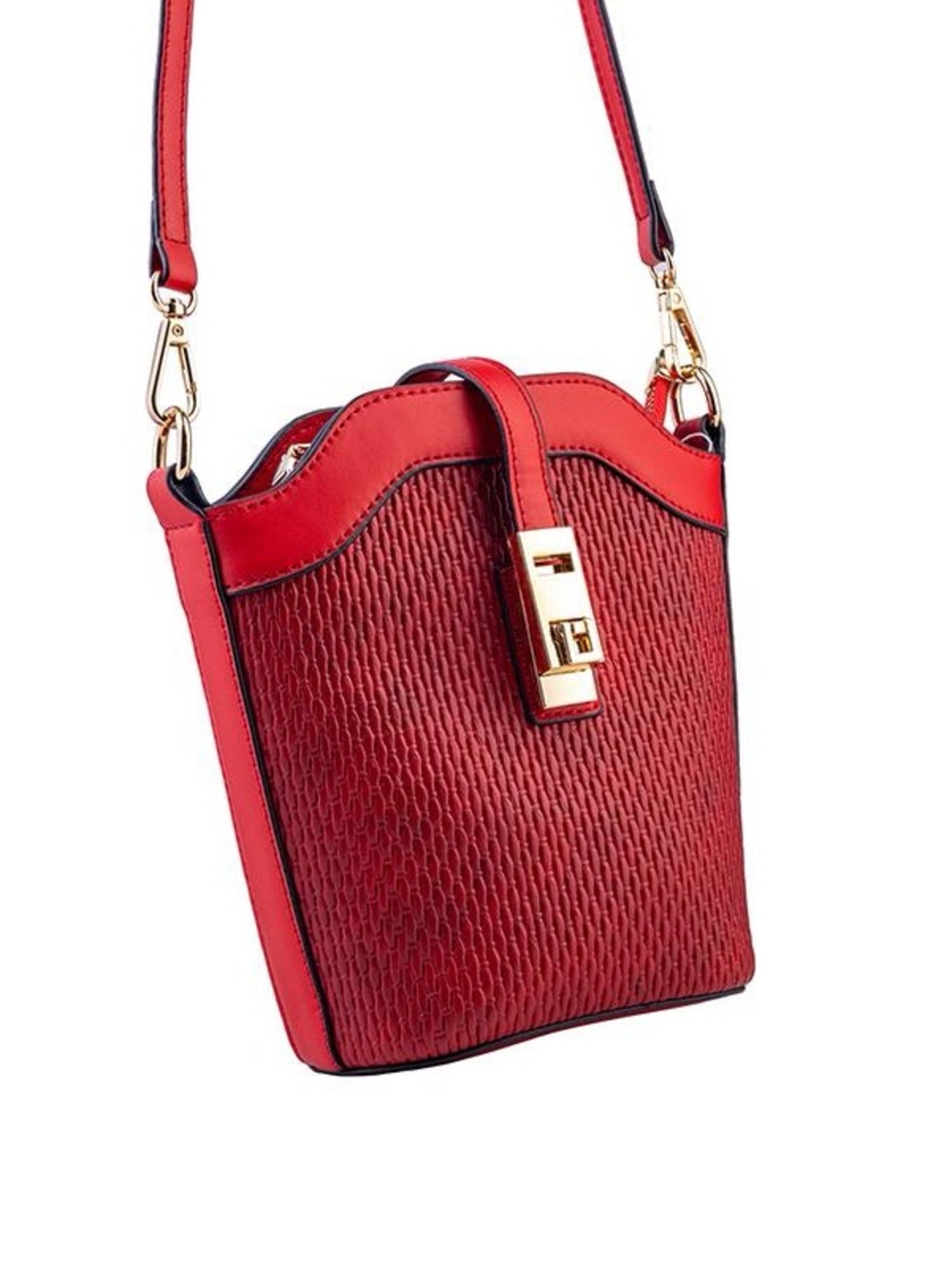 Stauer Red Crossbody Mini Minimalist Bag